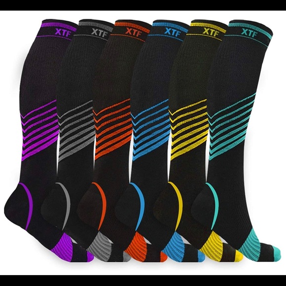 Blue Extreme Fit Compression Socks - Picture 5 of 7